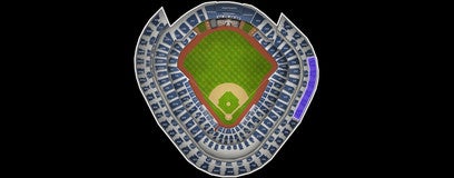 Seat view from Grandstand Outfield