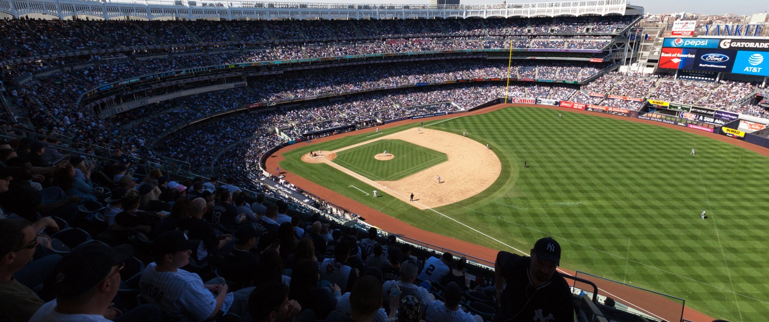 Seat view from Grandstand Outfield