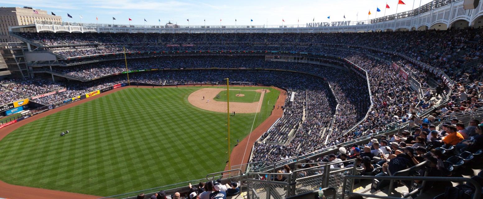 Seat view from Grandstand Outfield