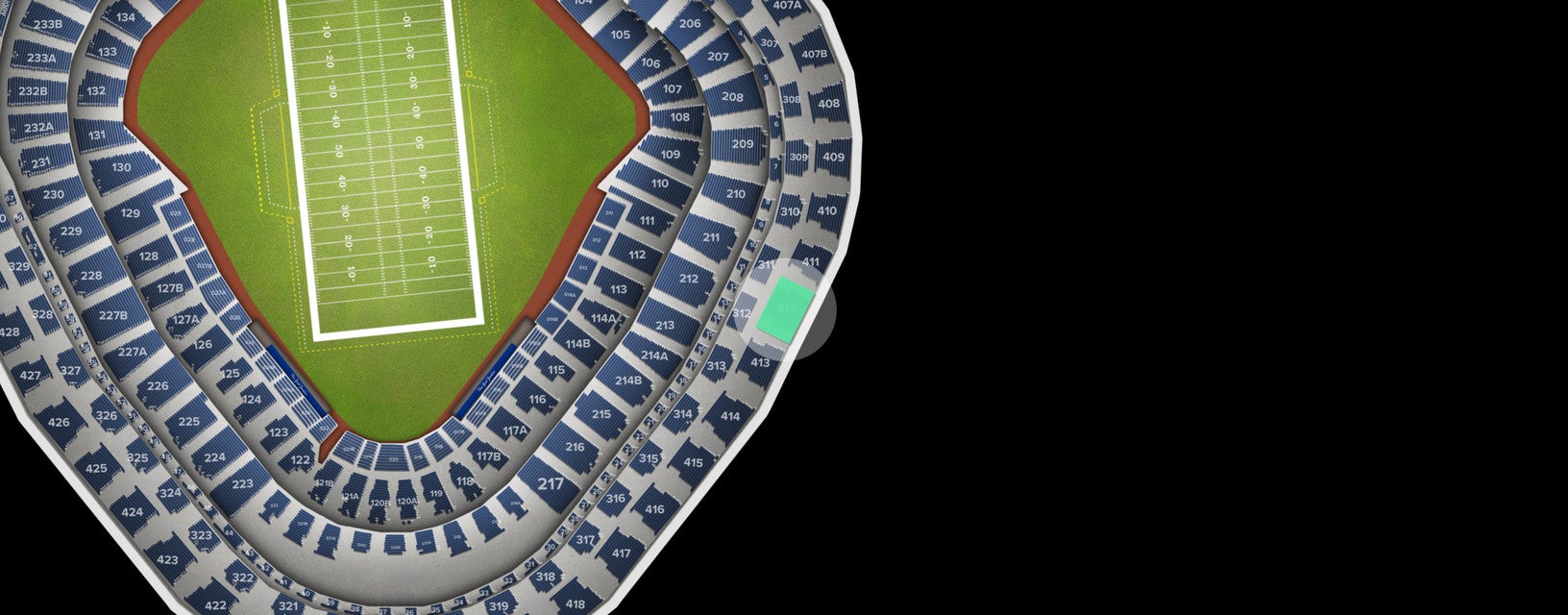 Seat view from Grandstand