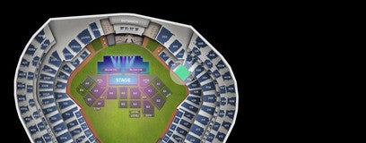 Seat view from Field Outfield