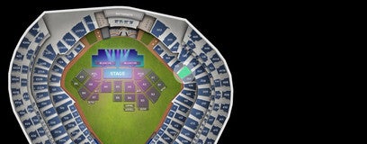 Seat view from Field Outfield