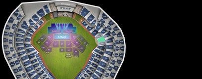 Seat view from Field Outfield