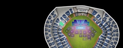 Seat view from Field Outfield