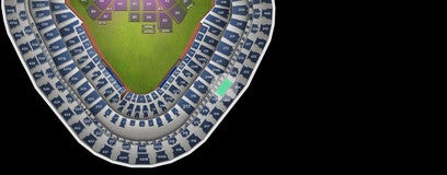 Seat view from Terrace Infield