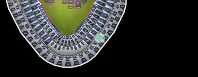 Seat view from Terrace Infield