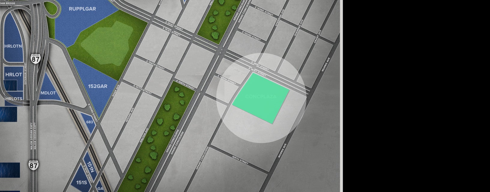 Seat view from Concourse Plaza
