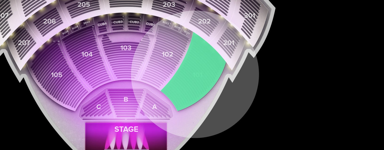 Seat view from Lower