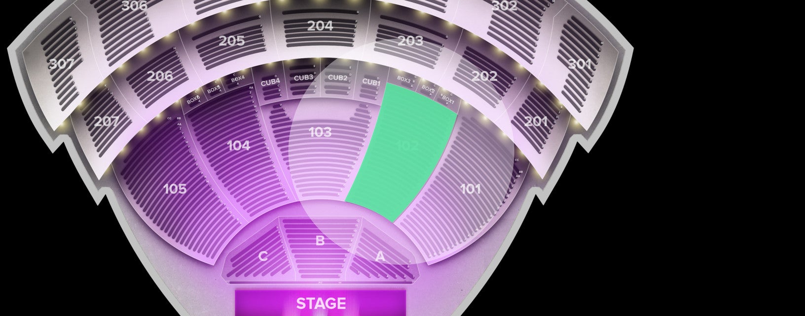 Seat view from Lower