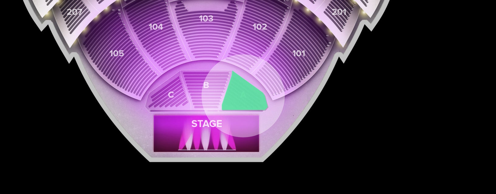 Seat view from Floor