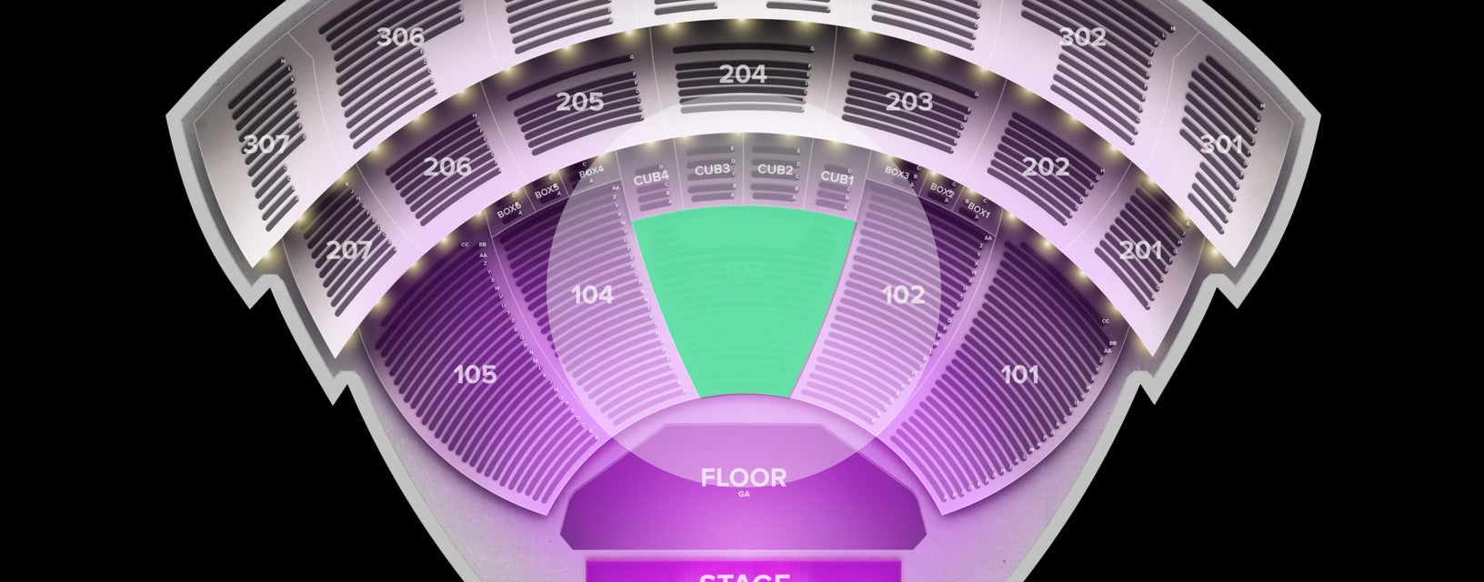 Seat view from Lower