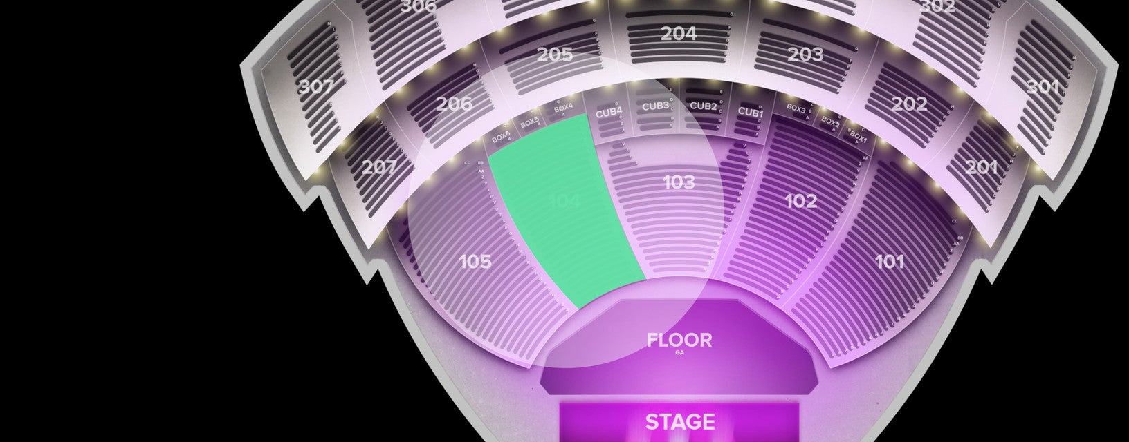 Seat view from Lower