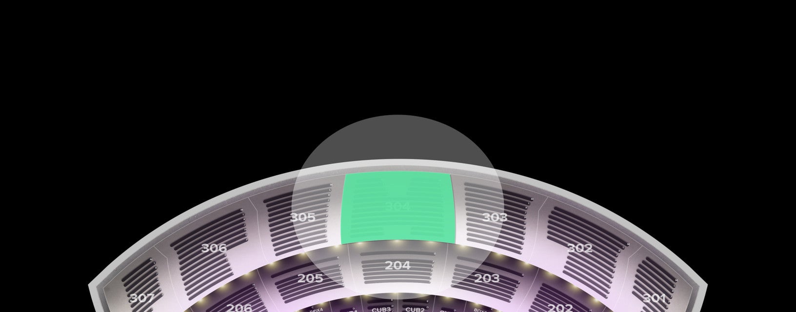 Seat view from Upper