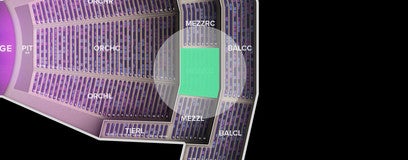 Seat view from Mezzanine