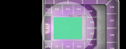 Seat view from FLOOR