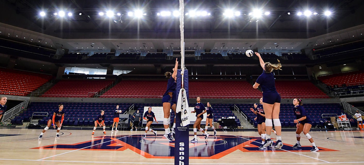 Auburn Women's Volleyball will be playing Kentucky Women's Volleyball at Neville Arena in Auburn