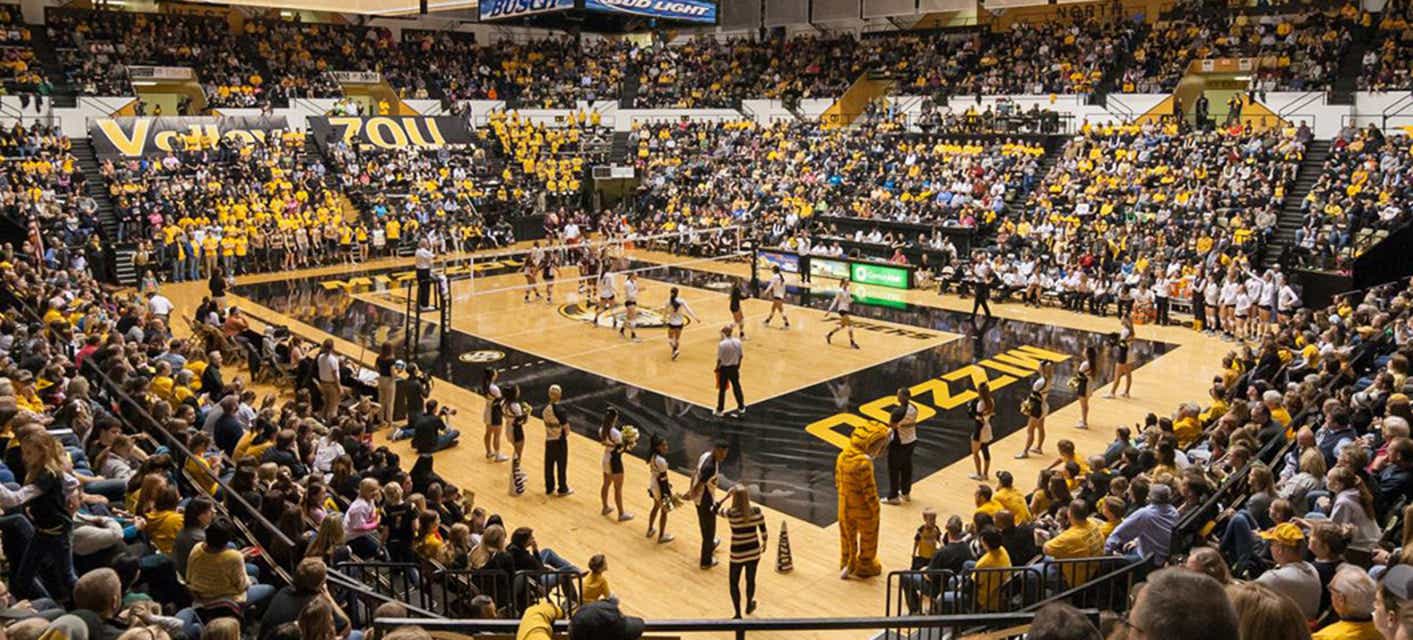 Missouri Women's Volleyball will be playing University of Oregon Women's Volleyball at Hearnes Center in Columbia
