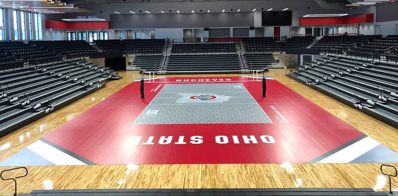 Ohio State Women's Volleyball will be playing Wisconsin Women's Volleyball at Covelli Center - Columbus in Columbus