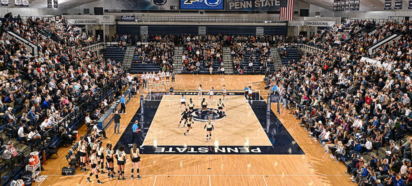 Penn State Women's Volleyball will be playing Nebraska Women's Volleyball at Rec Hall in University Park
