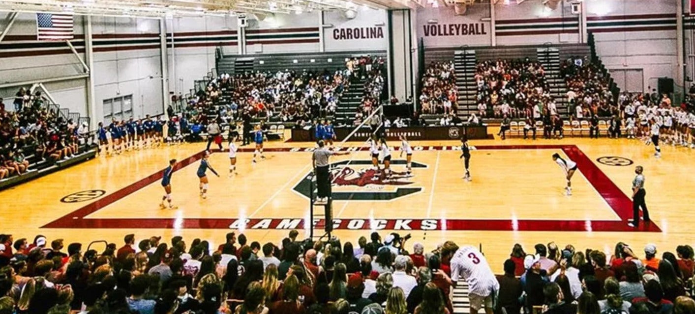 South Carolina Women's Volleyball will be playing Oklahoma Women's Volleyball at Carolina Volleyball Center in Columbia