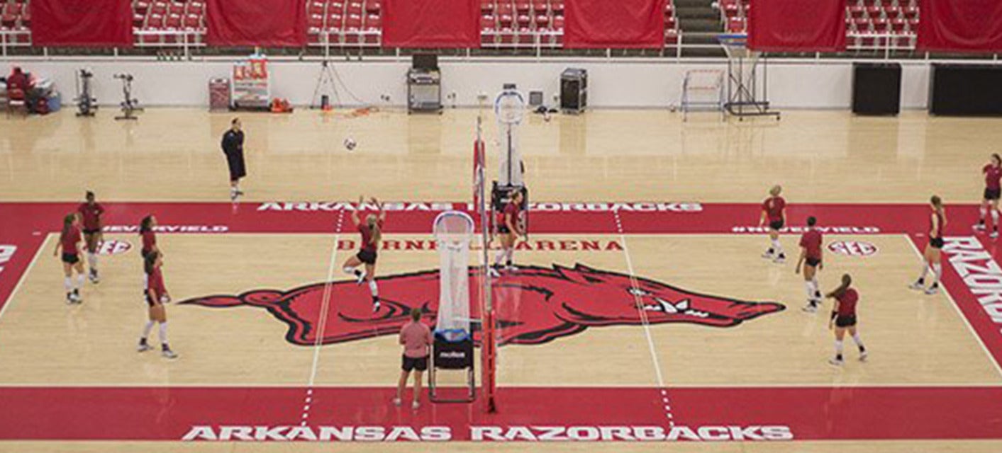 Arkansas Women's Volleyball will be playing Auburn Women's Volleyball at Barnhill Arena in Fayetteville