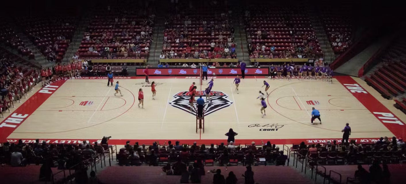 New Mexico Women's Volleyball will be playing Nevada Women's Volleyball at Johnson Center in Albuquerque