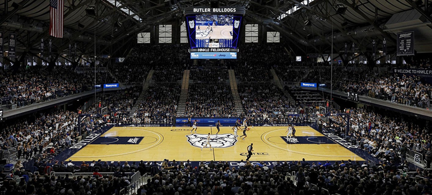Butler Women's Basketball will be playing UConn Women's Basketball at Hinkle Fieldhouse in Indianapolis