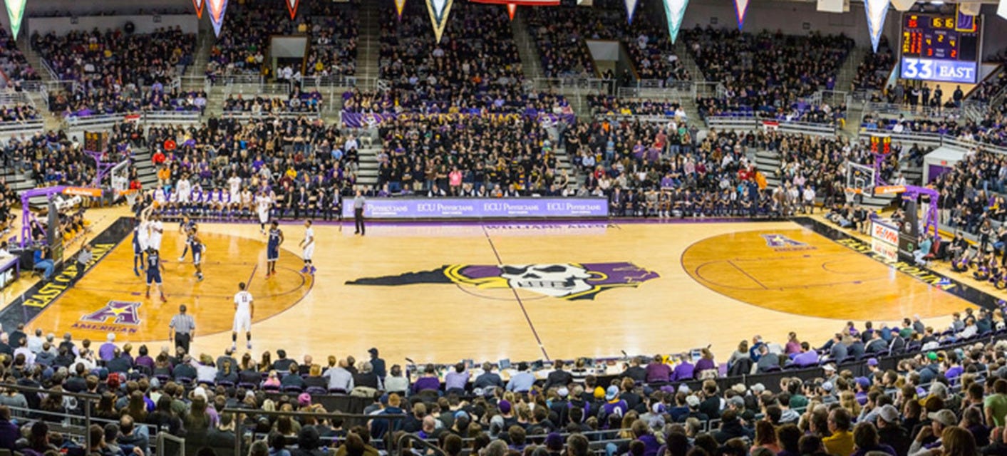 East Carolina Women's Basketball will be playing UAB Women's Basketball at Williams Arena at Minges Coliseum in Greenville