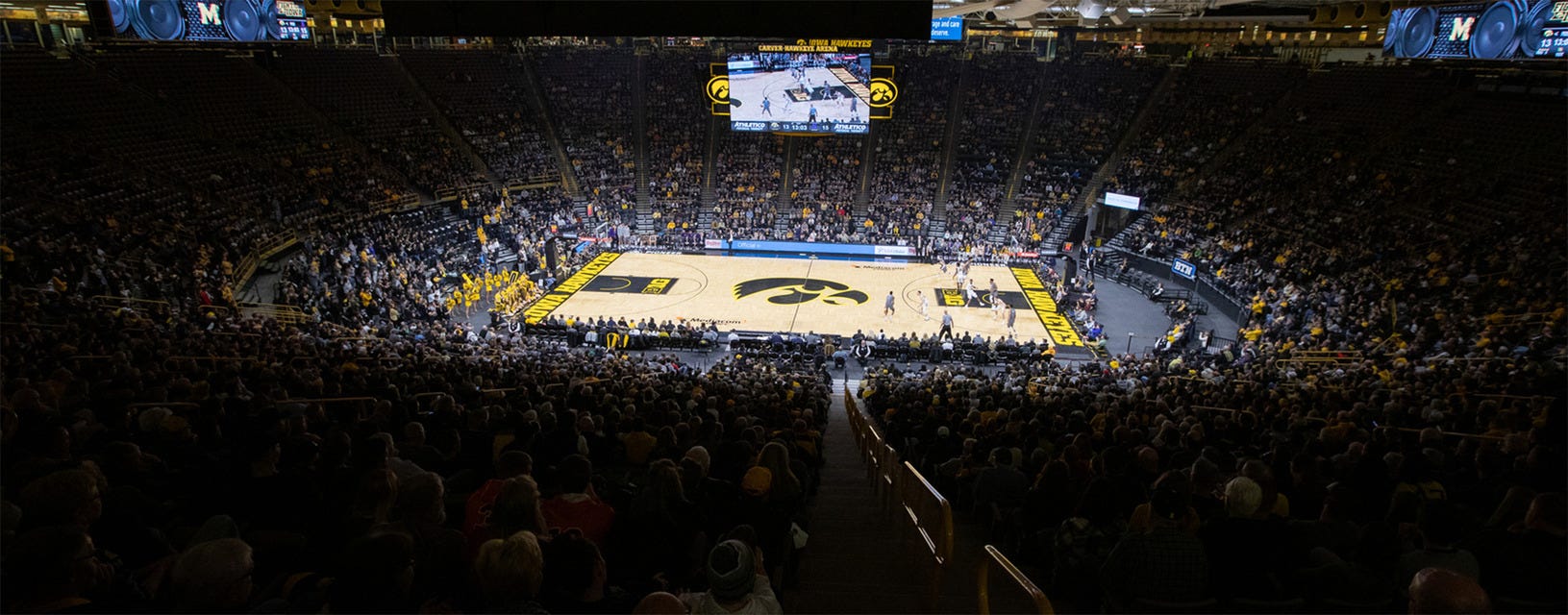 Iowa Women's Basketball will be playing Lindenwood Women's Basketball at Carver Hawkeye Arena in Iowa City
