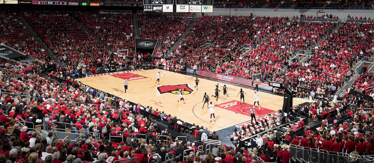 Louisville Women's Basketball will be playing Boston College Women's Basketball at KFC Yum! Center in Louisville