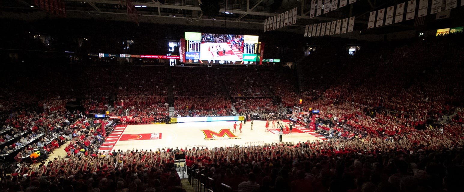 Maryland Women's Basketball will be playing Wisconsin Women's Basketball at Xfinity Center in College Park