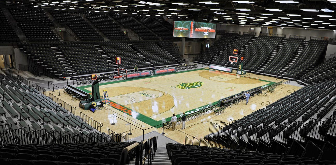 North Dakota State Women's Basketball will be playing South Dakota State Women's Basketball at Scheels Arena in Fargo