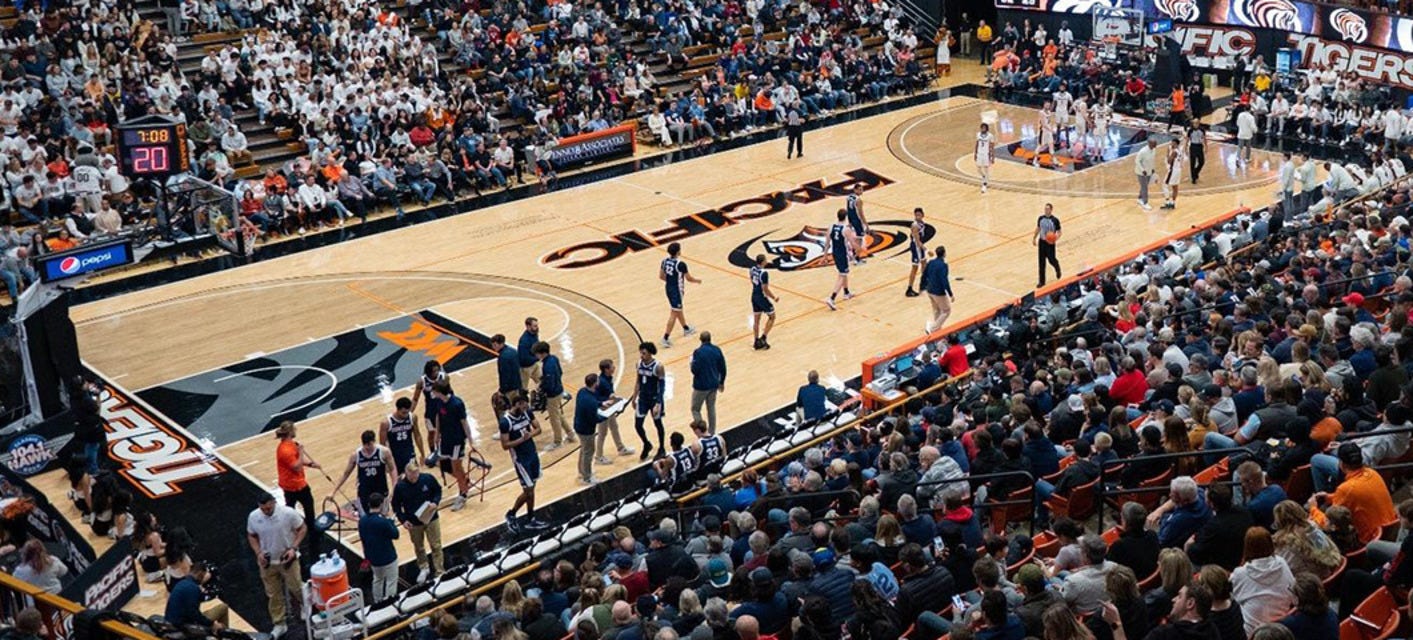 Pacific Women's Basketball will be playing Washington Women's Basketball at Spanos Center in Stockton