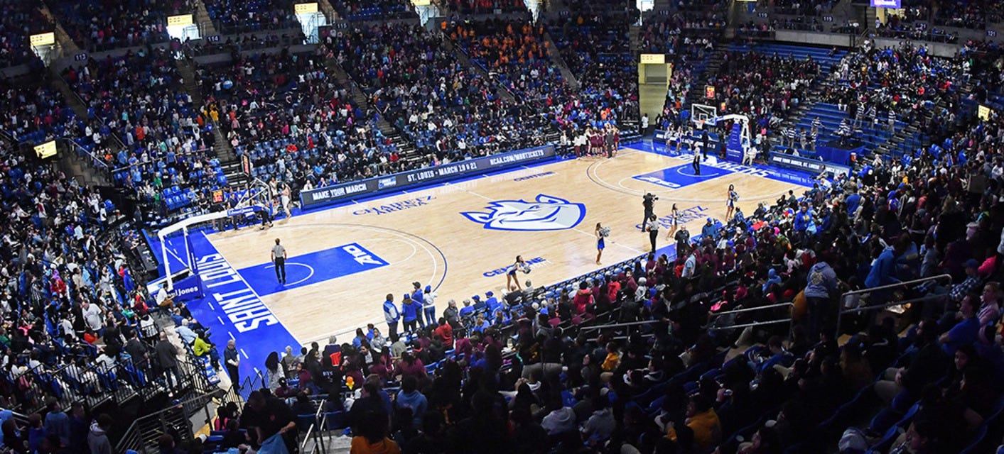 Saint Louis Women's Basketball will be playing at Chaifetz Arena in St. Louis