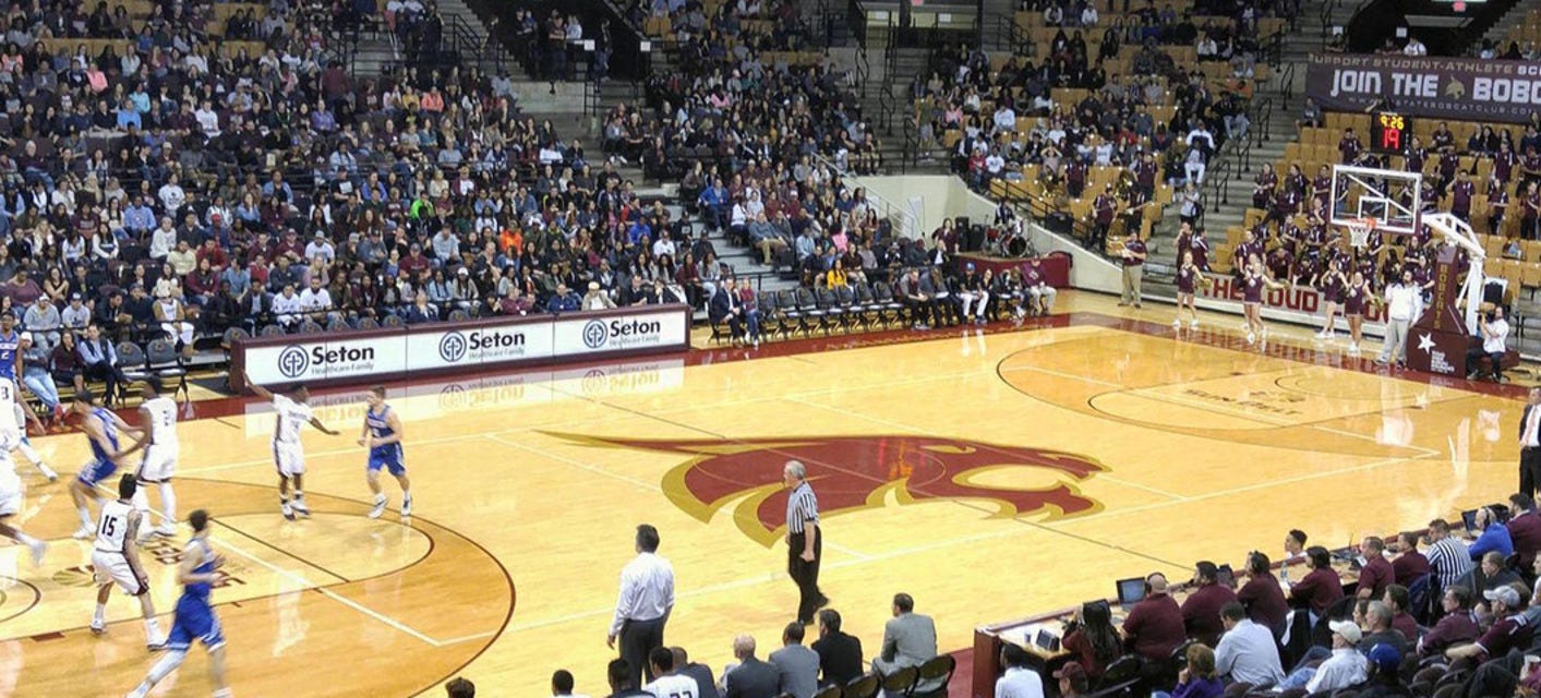 Texas State Women's Basketball will be playing Georgia Southern Women's Basketball at Strahan Arena at the University Events Center in San Marcos