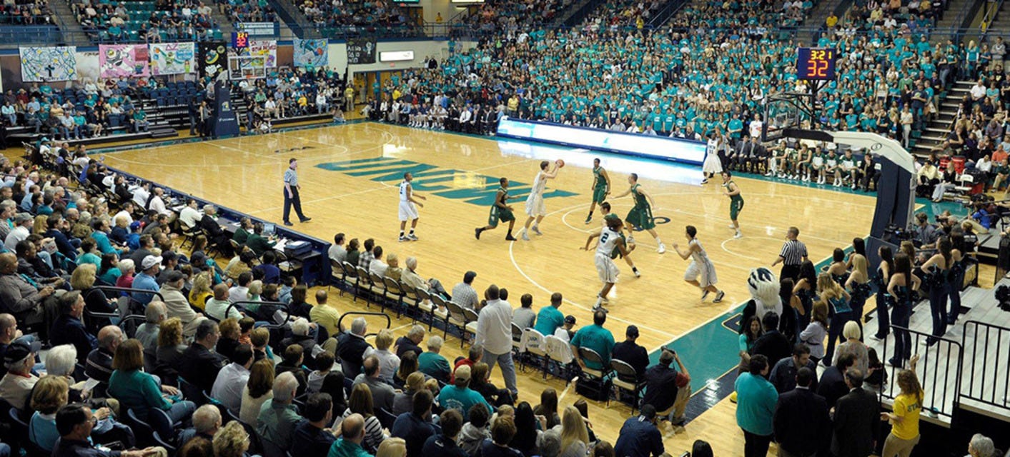 UNC Wilmington Women's Basketball will be playing Elon Women's Basketball at Trask Coliseum in Wilmington