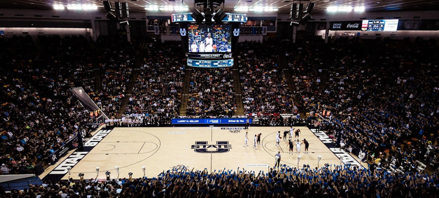 Utah State Women's Basketball will be playing Air Force Women's Basketball at Dee Glen Smith Spectrum in Logan