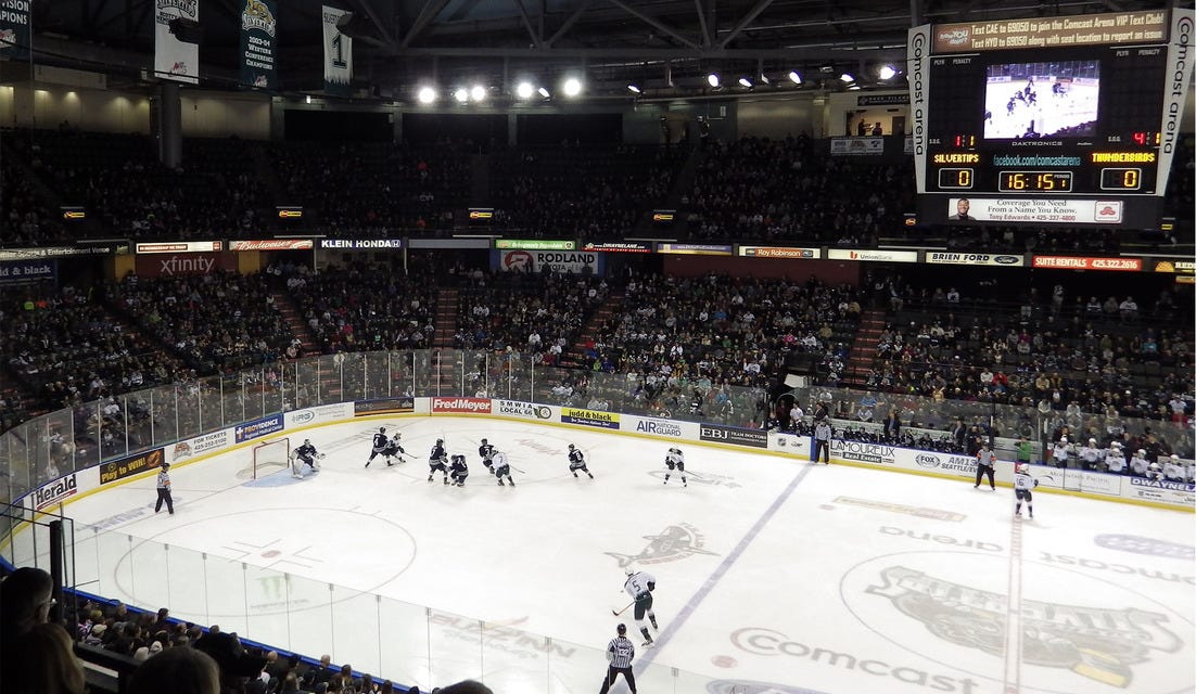 Everett Silvertips will be playing Seattle Thunderbirds at Angel of the Winds Arena in Everett