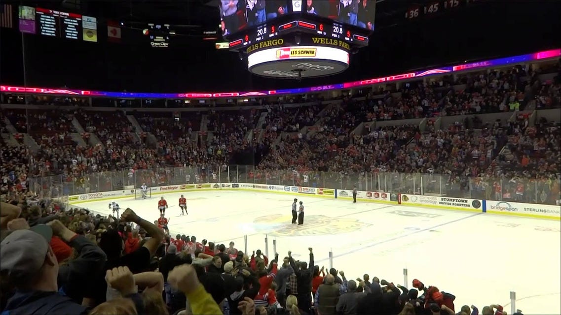 Portland Winterhawks will be playing Seattle Thunderbirds at Veterans Memorial Coliseum in Portland