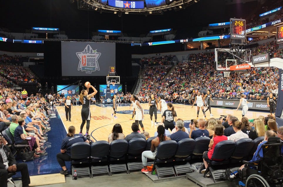 WNBA All Star Weekend will be playing at United Center in Chicago