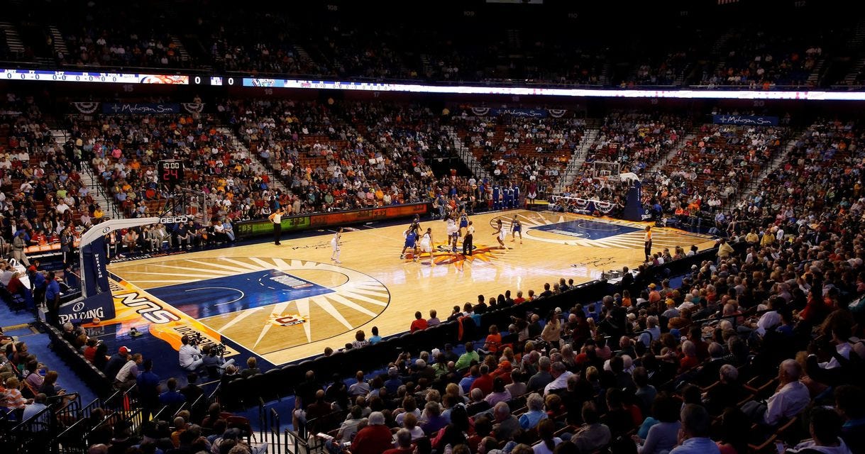 Connecticut Sun will be playing New York Liberty at Mohegan Sun Arena in Uncasville