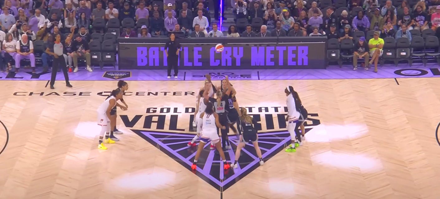 Golden State Valkyries will be playing Las Vegas Aces at Chase Center in San Francisco