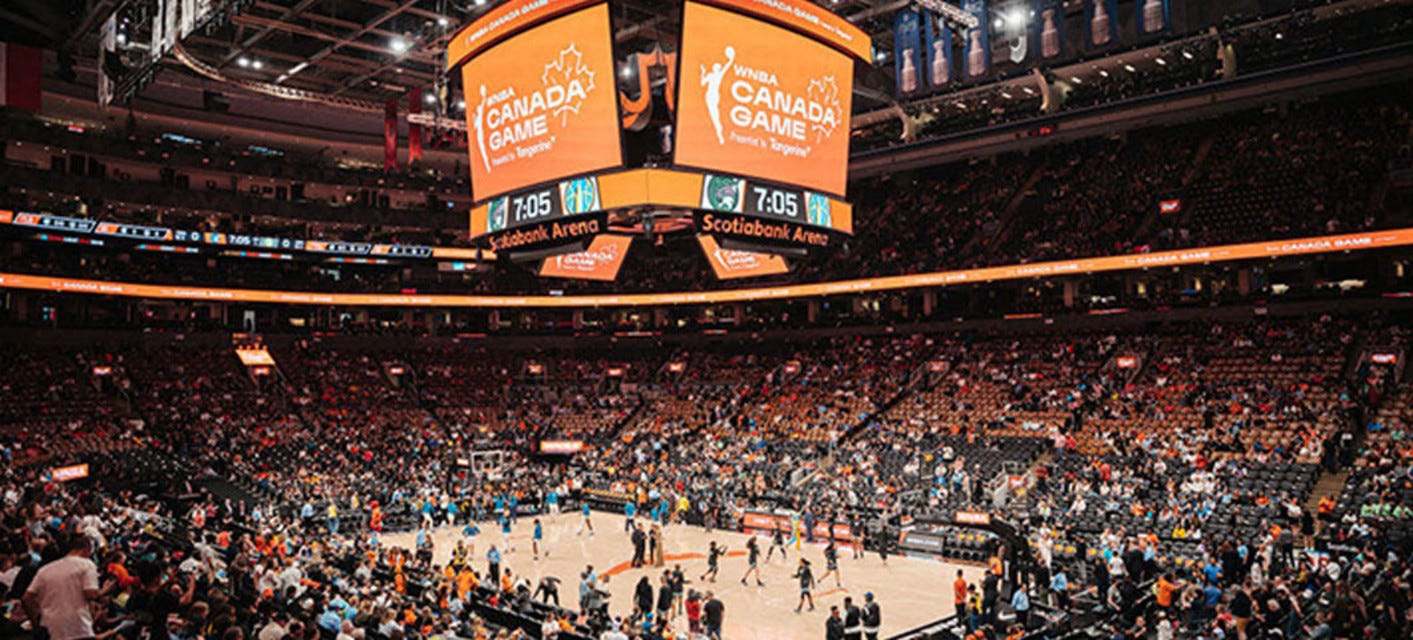 Toronto Tempo will be playing Las Vegas Aces at Rogers Arena in Vancouver